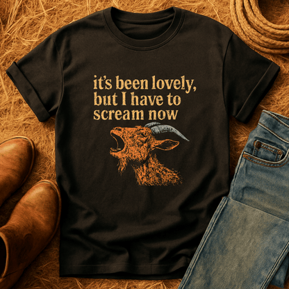 Been Lovely, Gonna Scream Now, GoatsT-Shirt