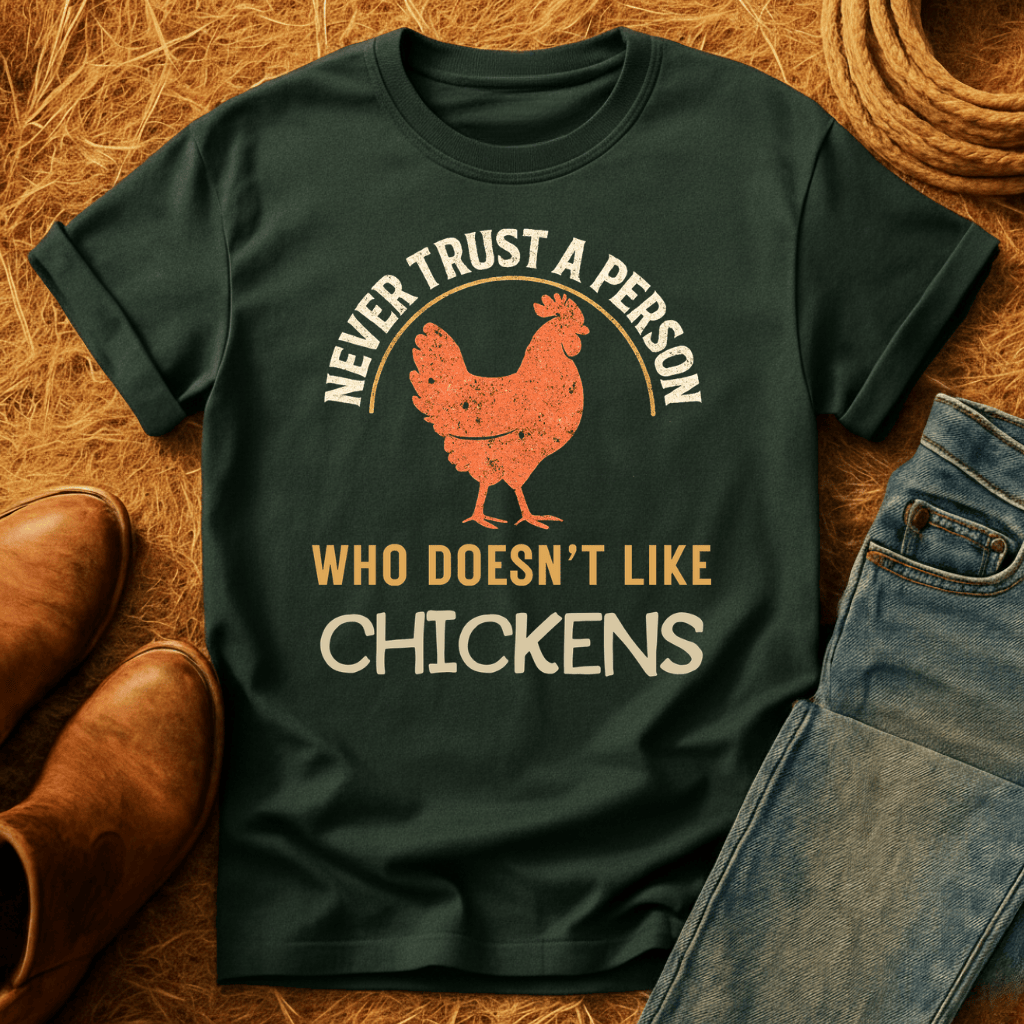 Never Trust Chicken Haters T-Shirt