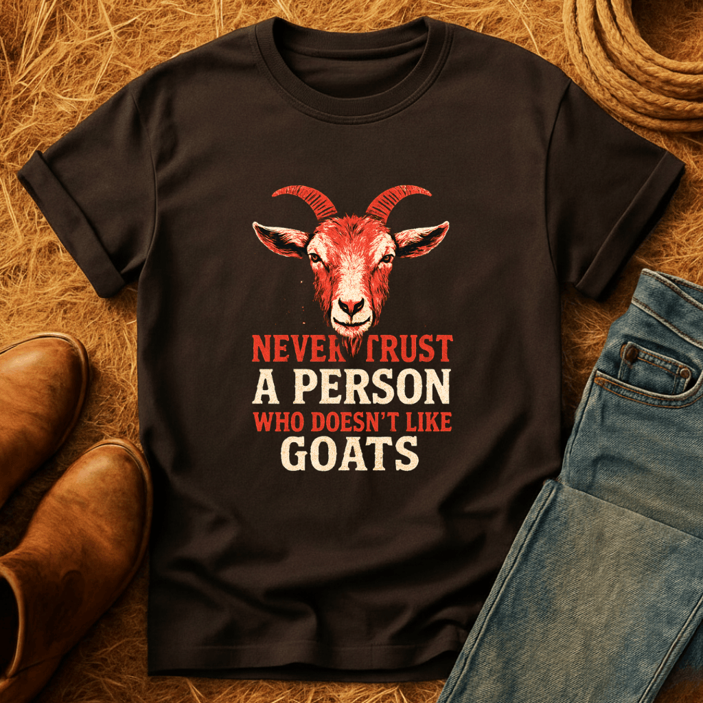 Never Trust Goat Haters T-Shirt