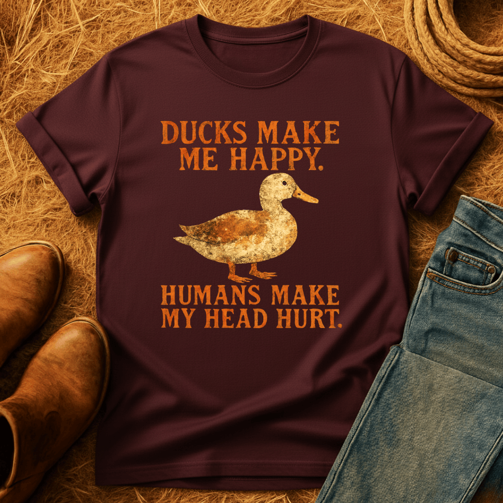 Ducks Make Me Happy T-Shirt