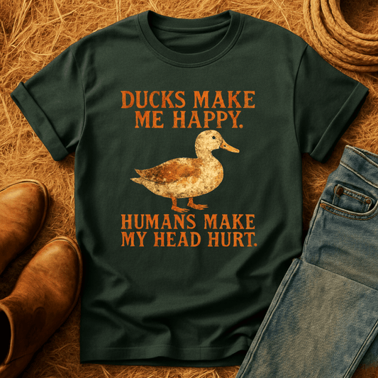 Ducks Make Me Happy T-Shirt