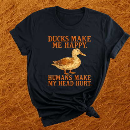 Ducks Make Me Happy T-Shirt