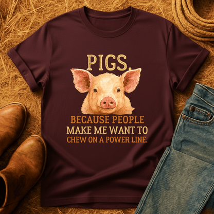 Pigs Instead Of People T-Shirt