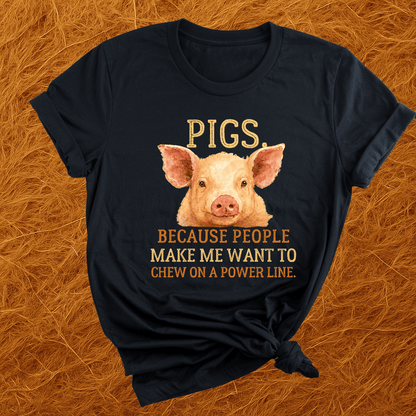 Pigs Instead Of People T-Shirt