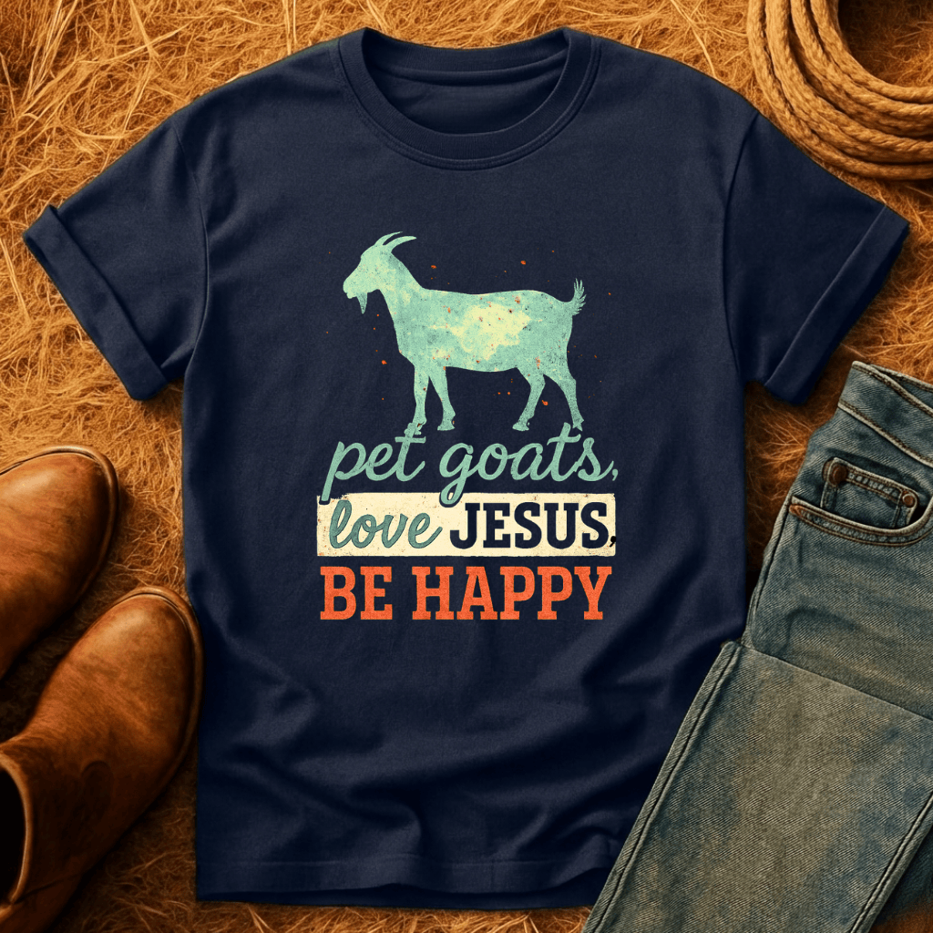 Pet Goats & Love Jesus T-Shirt
