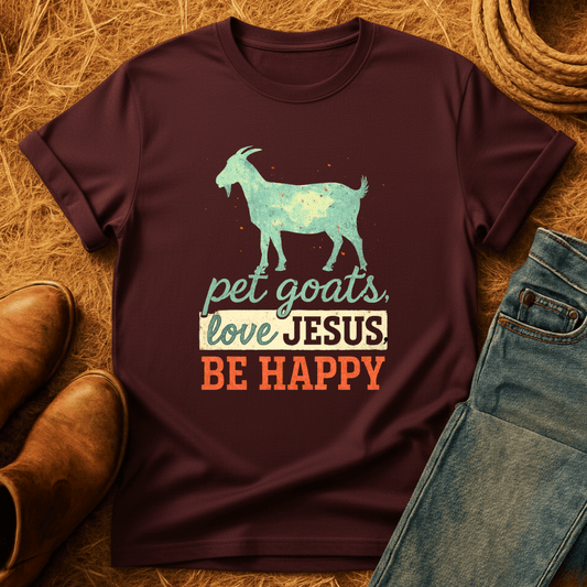 Pet Goats & Love Jesus T-Shirt
