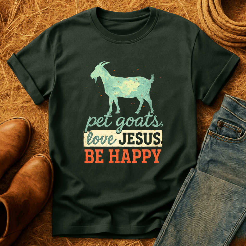 Pet Goats & Love Jesus T-Shirt