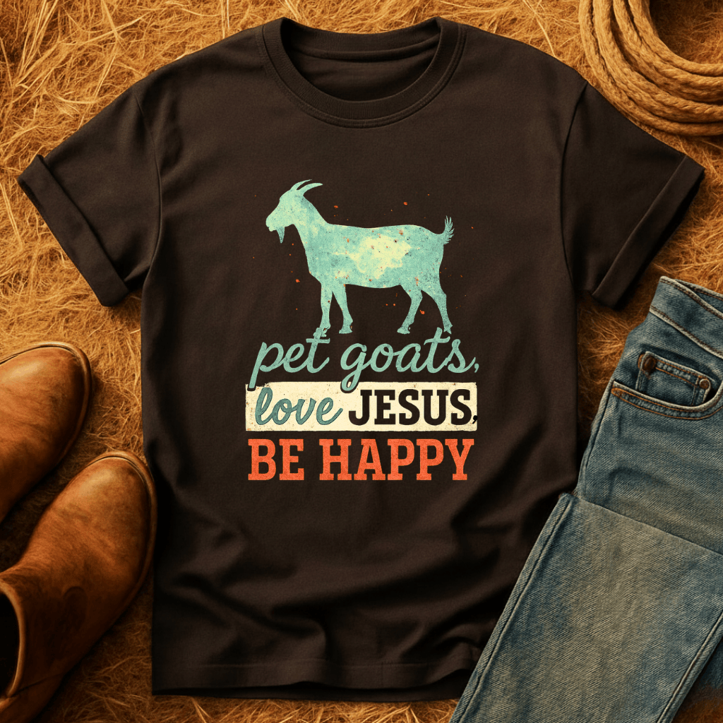 Pet Goats & Love Jesus T-Shirt