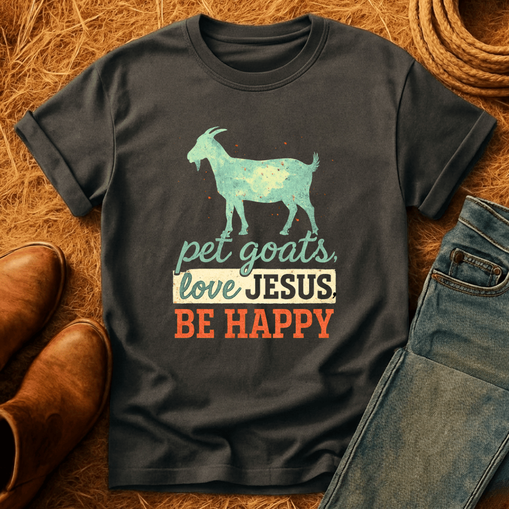 Pet Goats & Love Jesus T-Shirt
