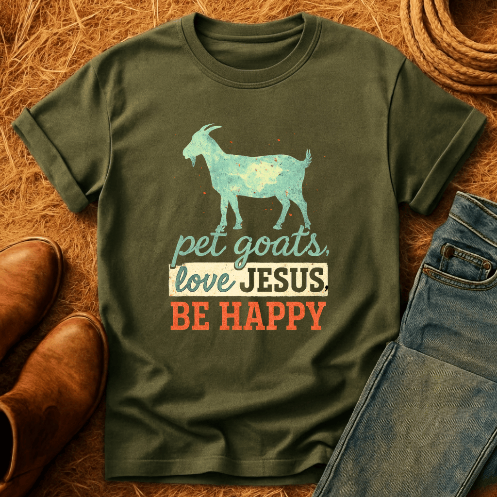 Pet Goats & Love Jesus T-Shirt
