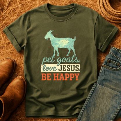 Pet Goats & Love Jesus T-Shirt