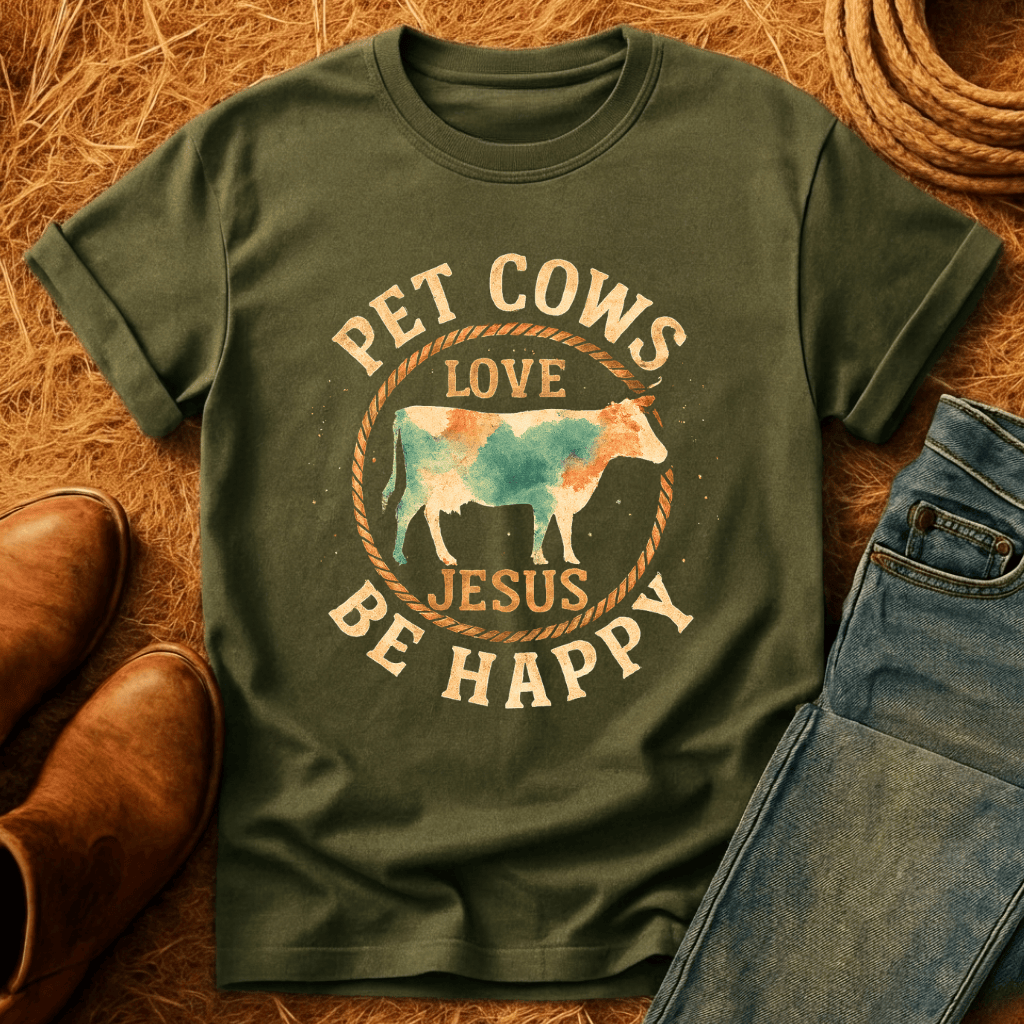 Pet Cows & Love Jesus T-Shirt