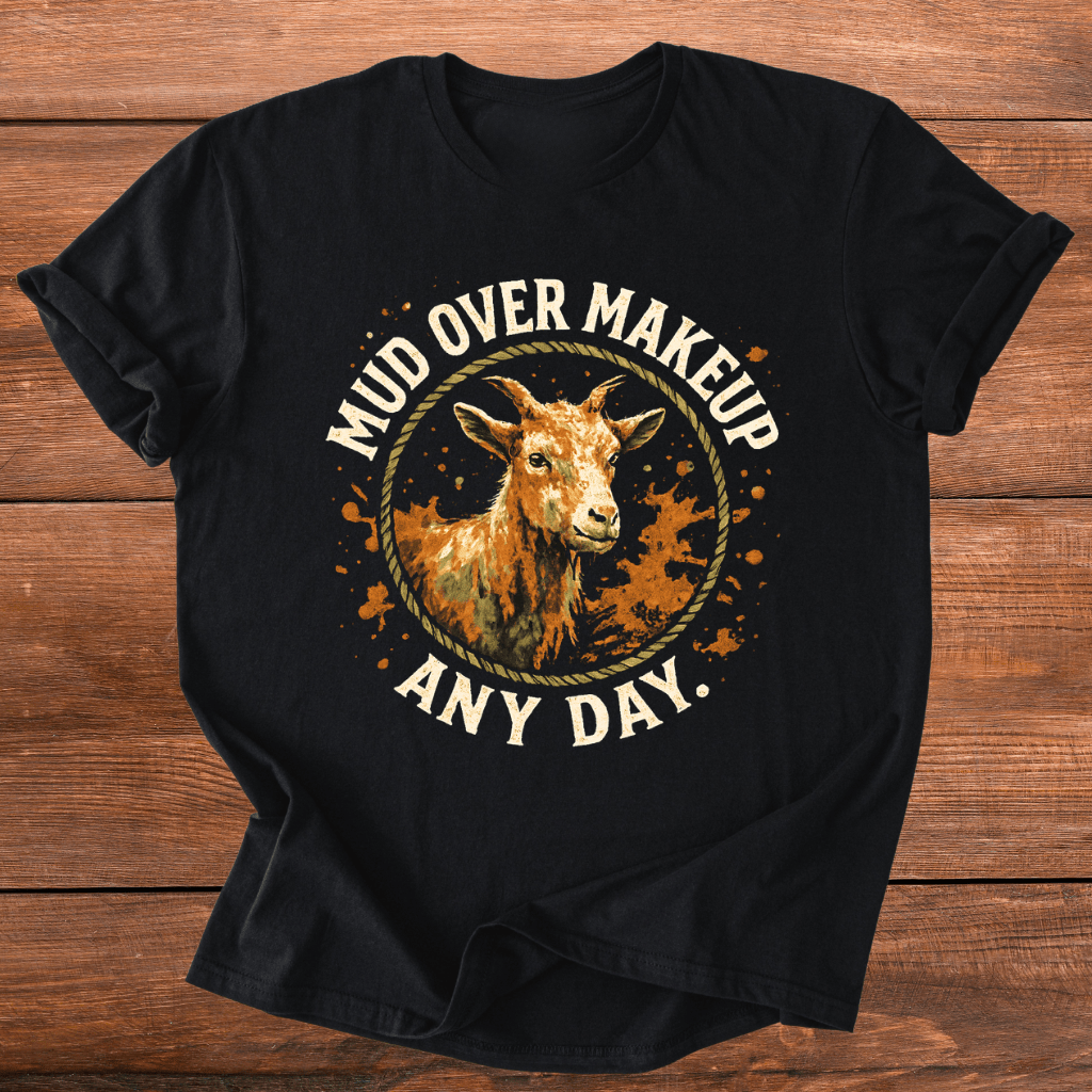 Mud Over Makeup Goats T-Shirt