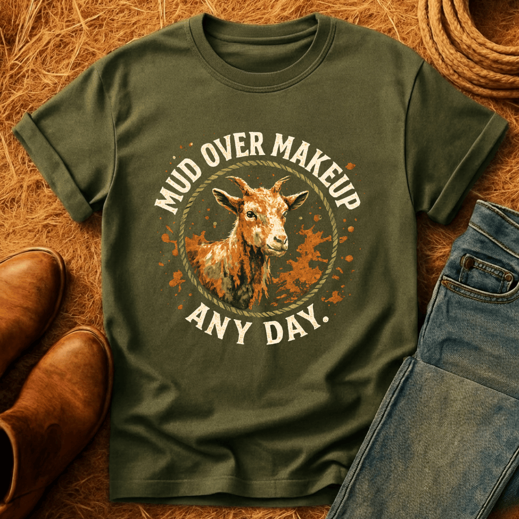 Mud Over Makeup Goats T-Shirt